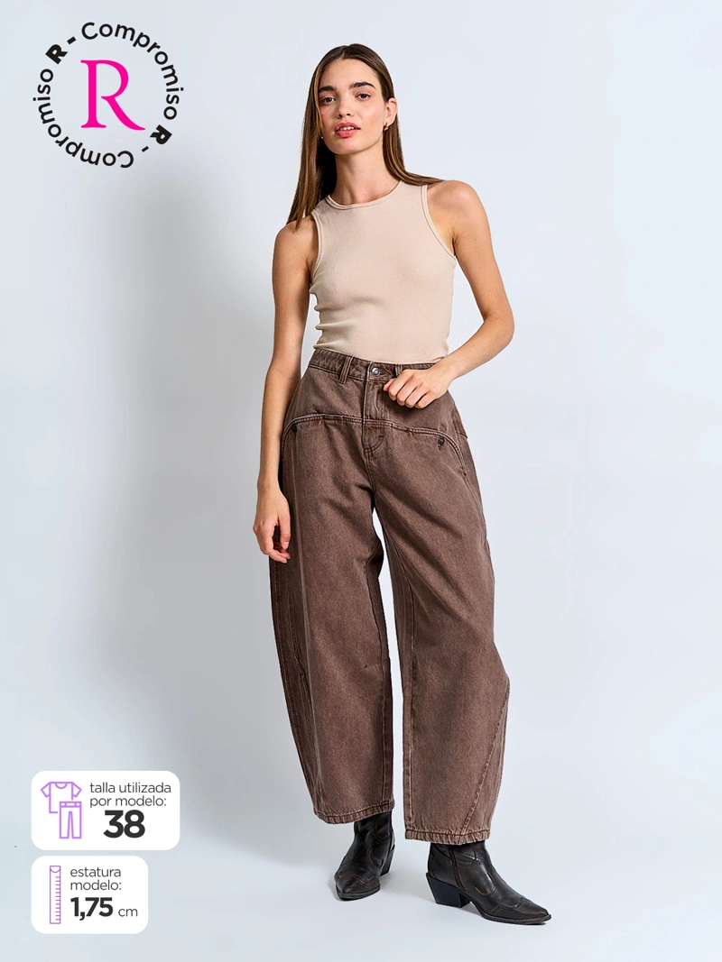 JEANS MUJER INDEX ALGODÓN  - 1