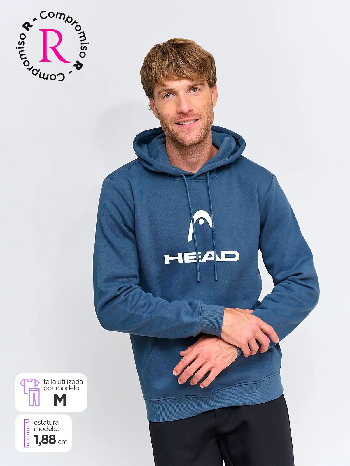 HEAD POLERON HOMBRE HEAD CANGURO