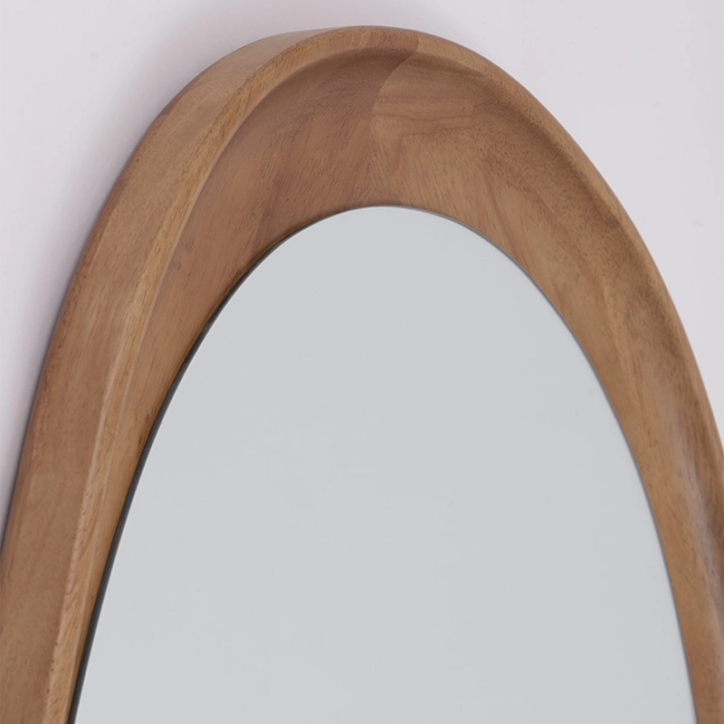 ESPEJO DECORATIVO RIPLEY HOME ABS REDONDO RELIEVE MADERA - 4
