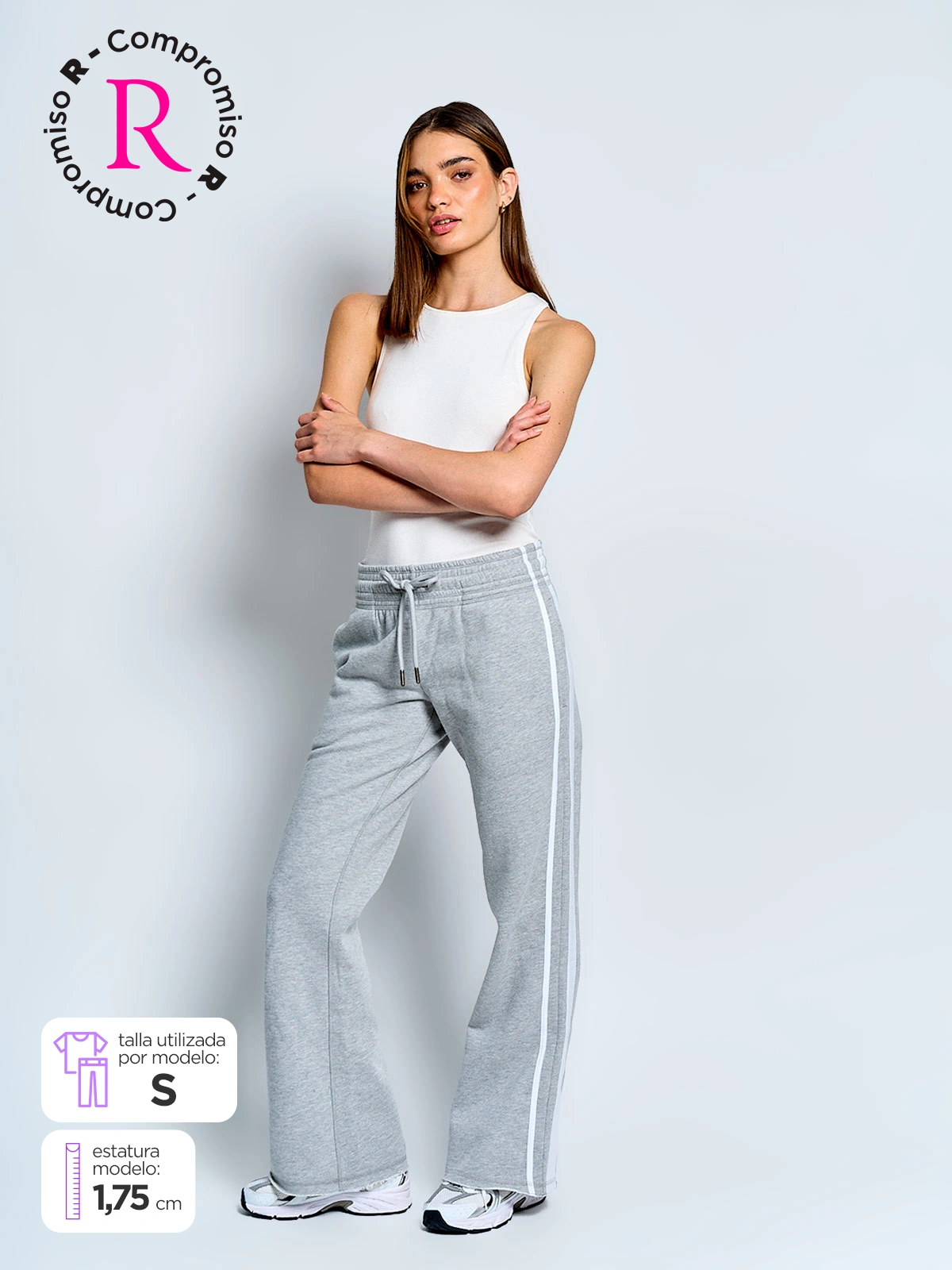 INDEX PANTALÓN DE BUZO MUJER INDEX ALGODÓN DISEÑO