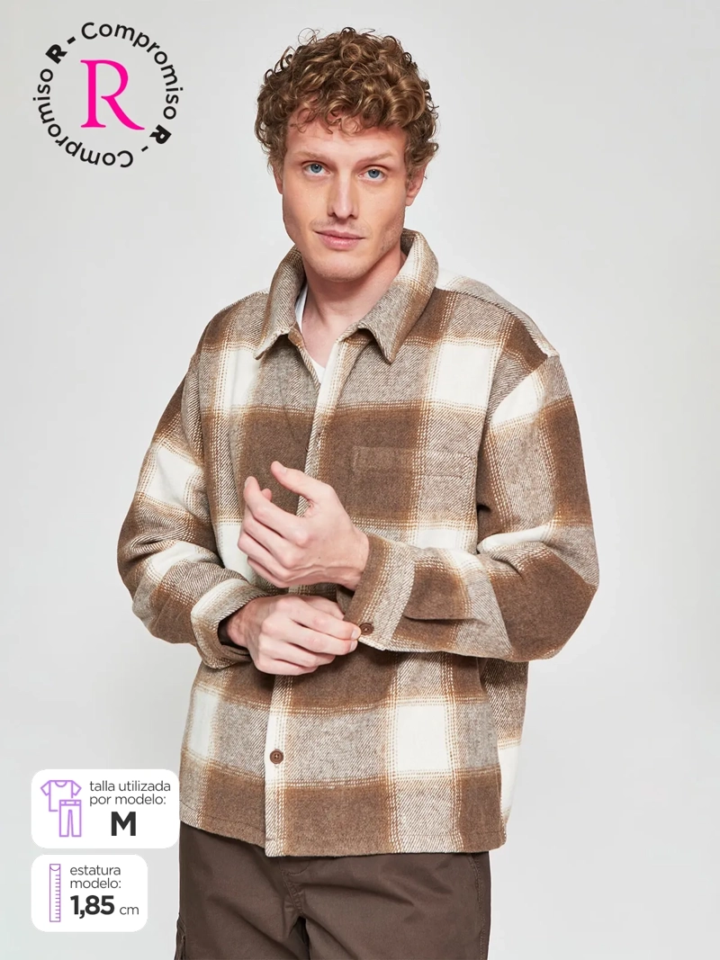 SOBRECAMISA HOMBRE INDEX MANGA LARGA - 1