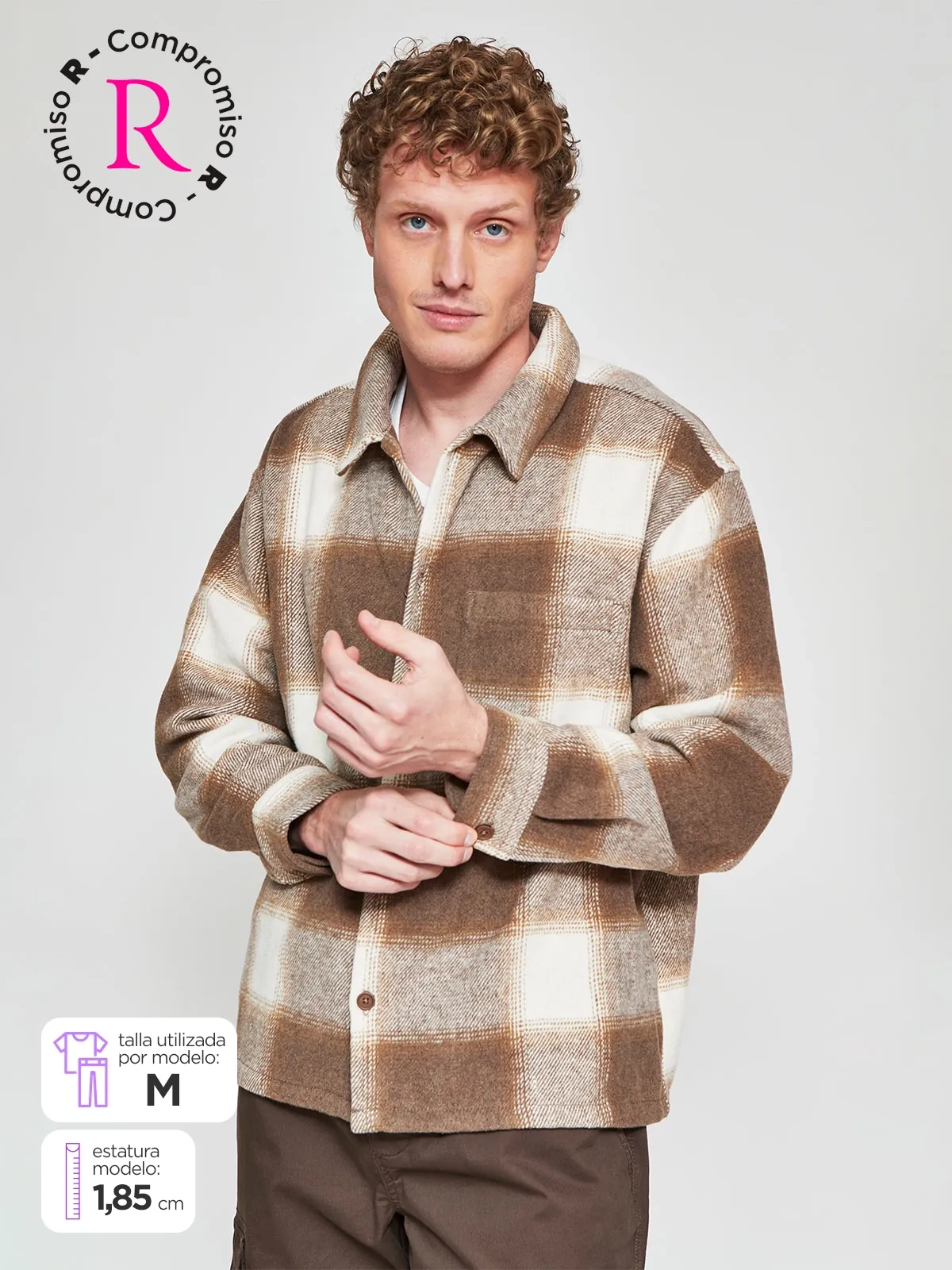 SOBRECAMISA HOMBRE INDEX MANGA LARGA