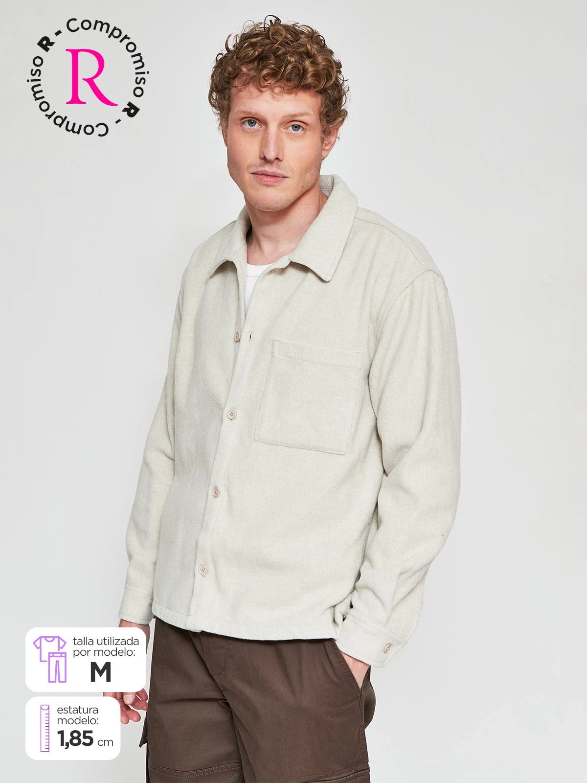 SOBRECAMISA HOMBRE INDEX MANGA LARGA