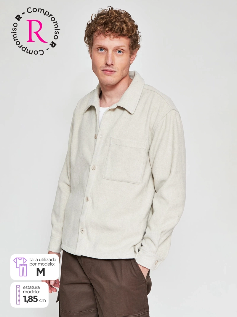 SOBRECAMISA HOMBRE INDEX MANGA LARGA
