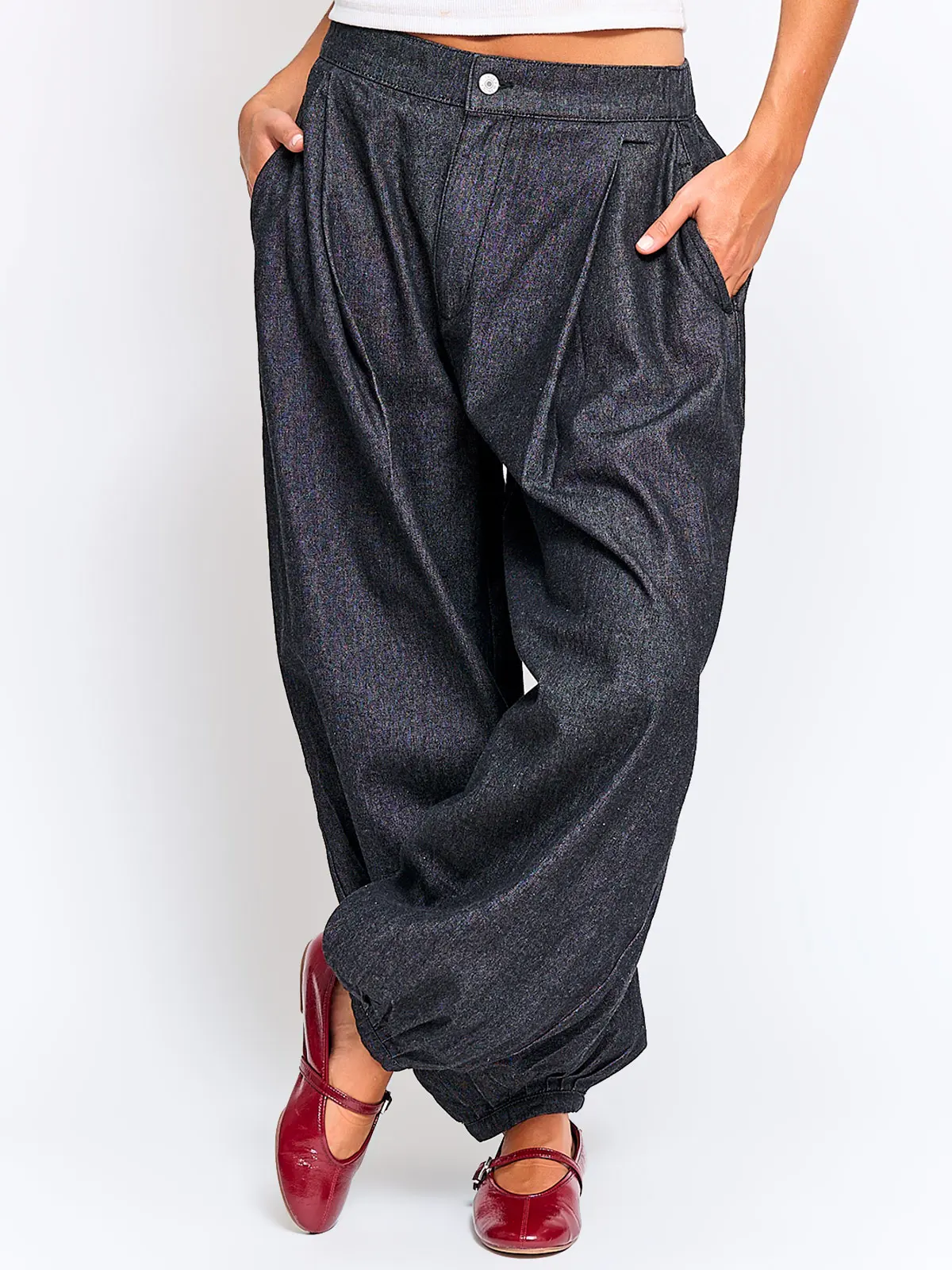 JEANS MUJER INDEX ALGODÓN GLOBO - 2
