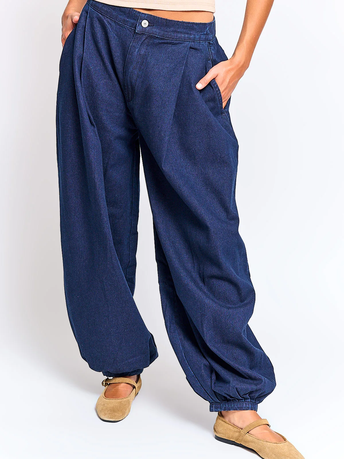 JEANS MUJER INDEX ALGODÓN GLOBO - 2
