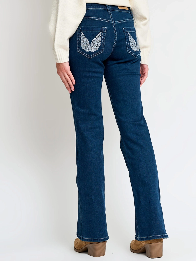 JEANS MUJER INDEX ALGODÓN APLICACIONES - 3