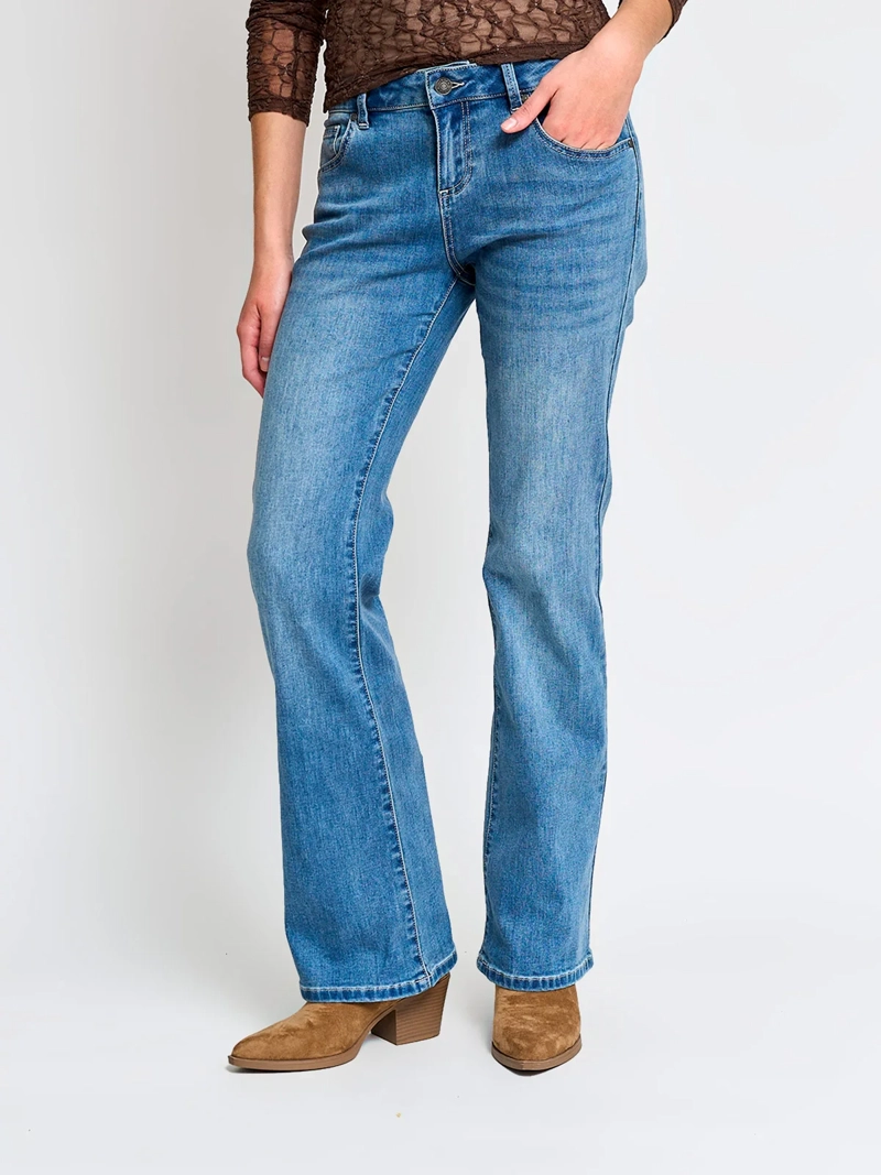JEANS MUJER INDEX ALGODÓN APLICACIONES - 2