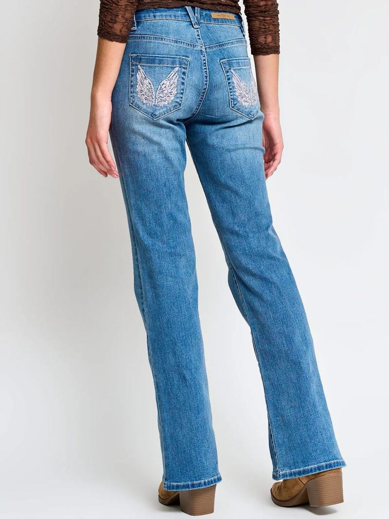 JEANS MUJER INDEX ALGODÓN APLICACIONES - 3