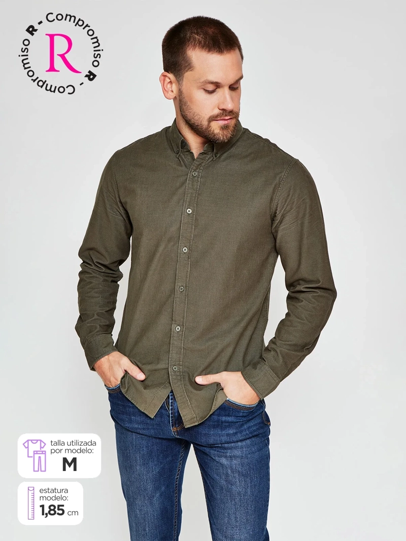 CAMISA HOMBRE MARQUIS MANGA LARGA COTELÉ - 1