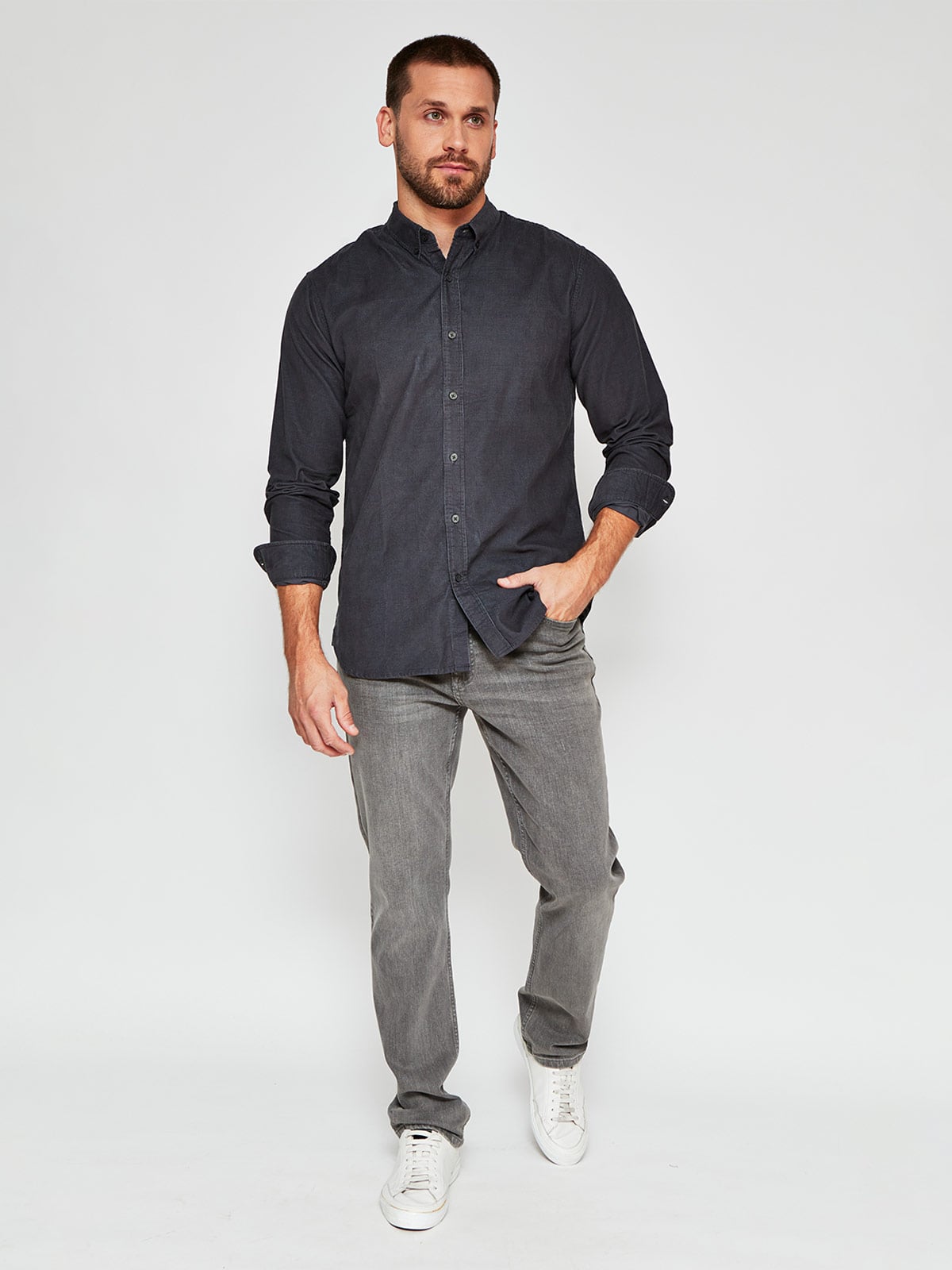 CAMISA HOMBRE MARQUIS MANGA LARGA COTELÉ - 4