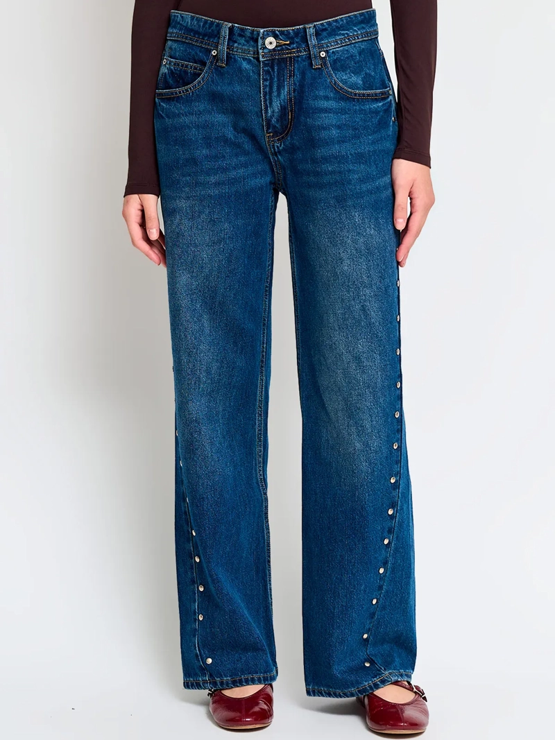 JEANS MUJER INDEX ALGODÓN ESTRELLAS - 2