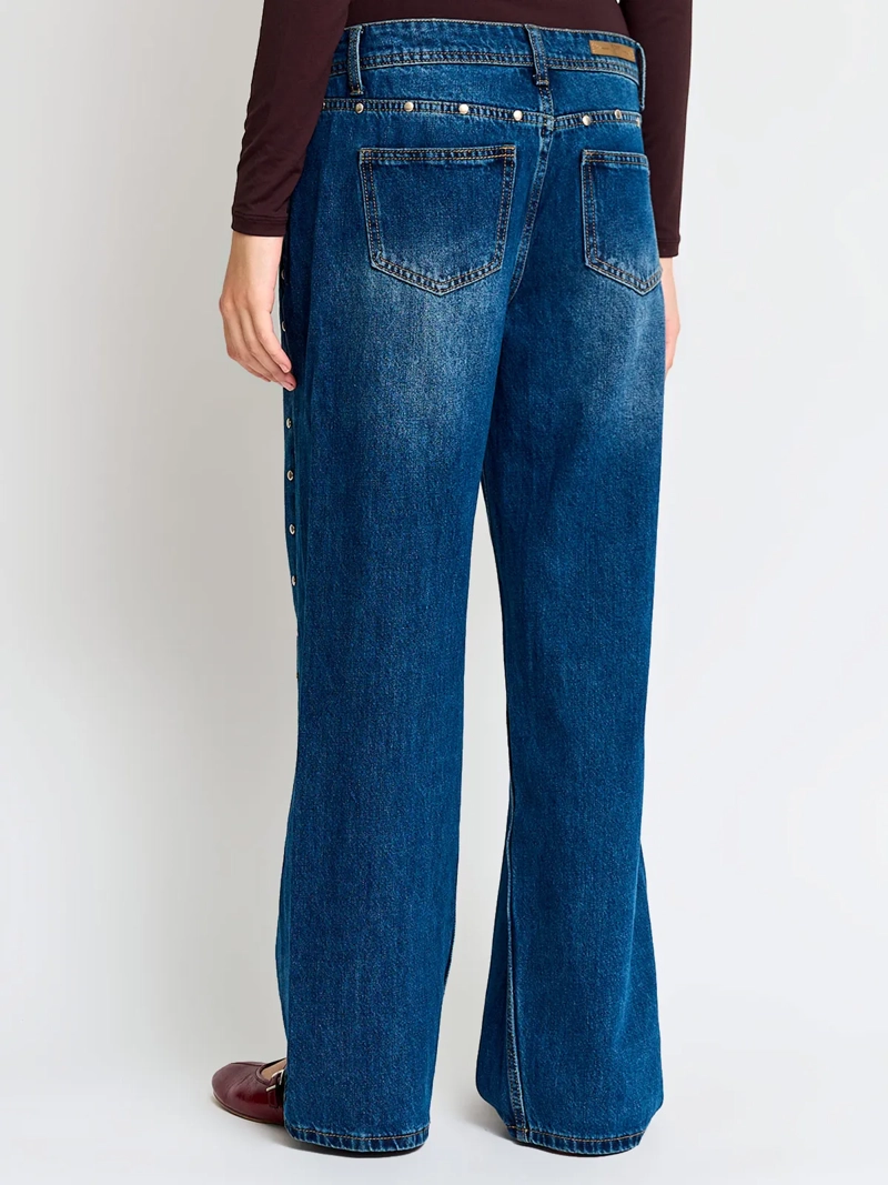 JEANS MUJER INDEX ALGODÓN ESTRELLAS - 3
