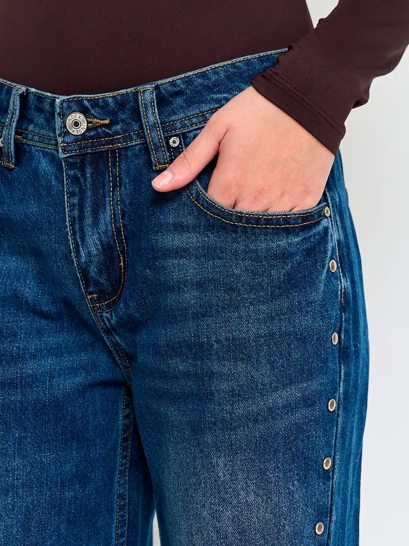 JEANS MUJER INDEX ALGODÓN ESTRELLAS - 4