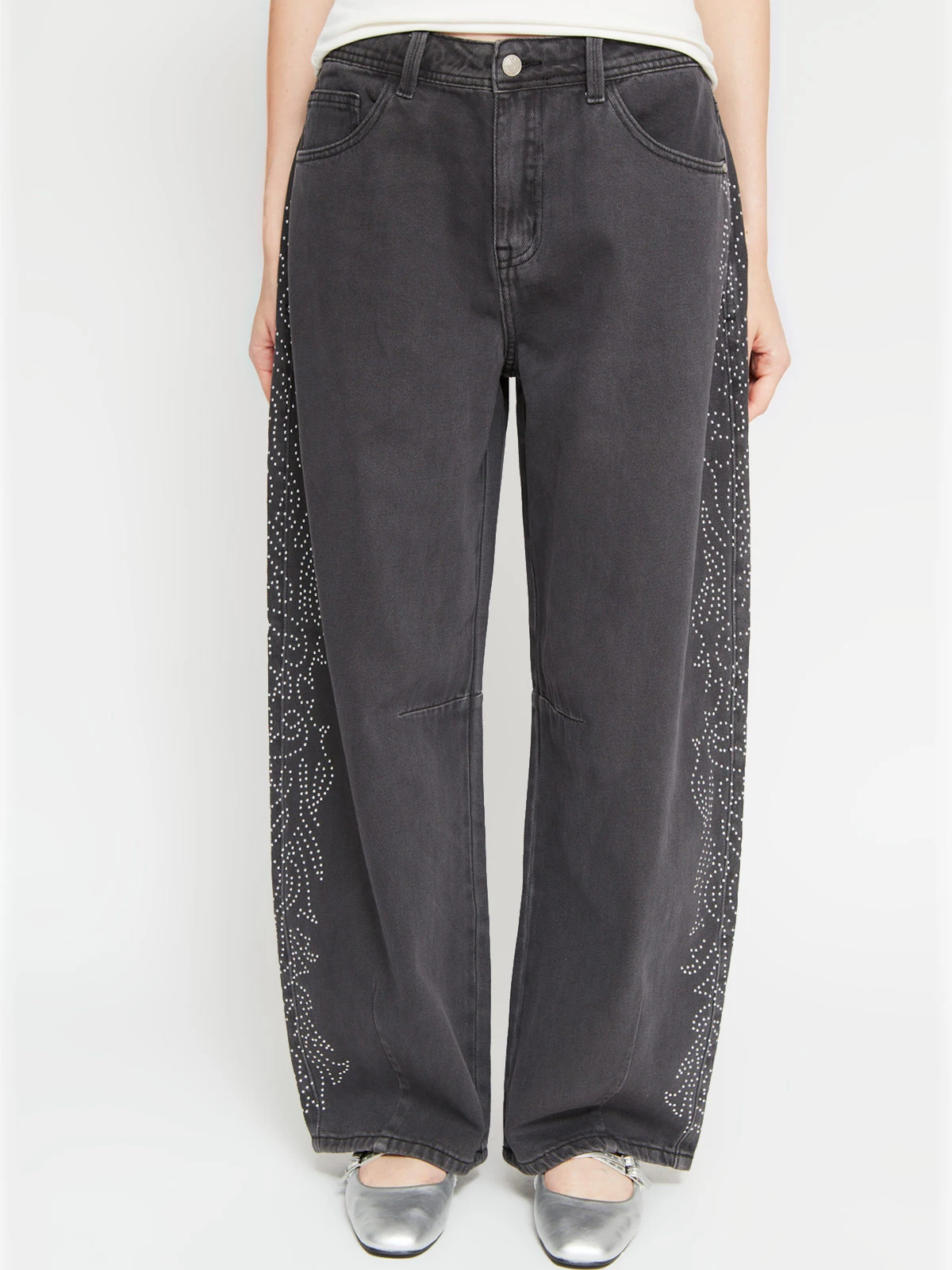 JEANS MUJER INDEX ALGODÓN TACHAS - 3