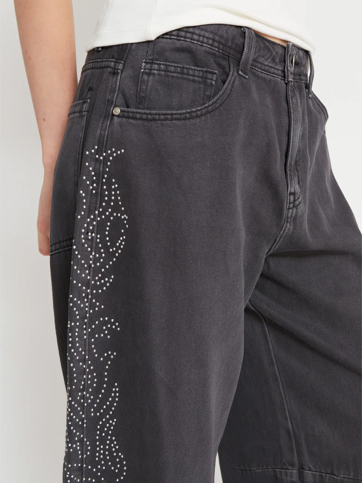 JEANS MUJER INDEX ALGODÓN TACHAS - 5