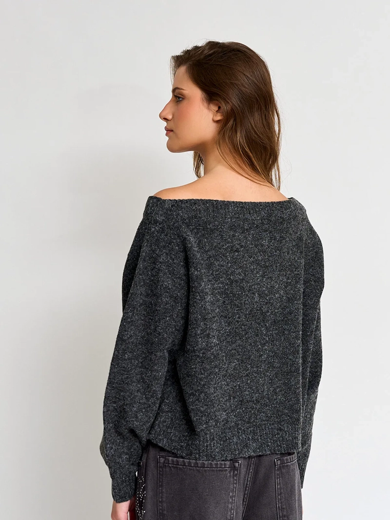 SWEATER MUJER INDEX MANGA LARGA - 2