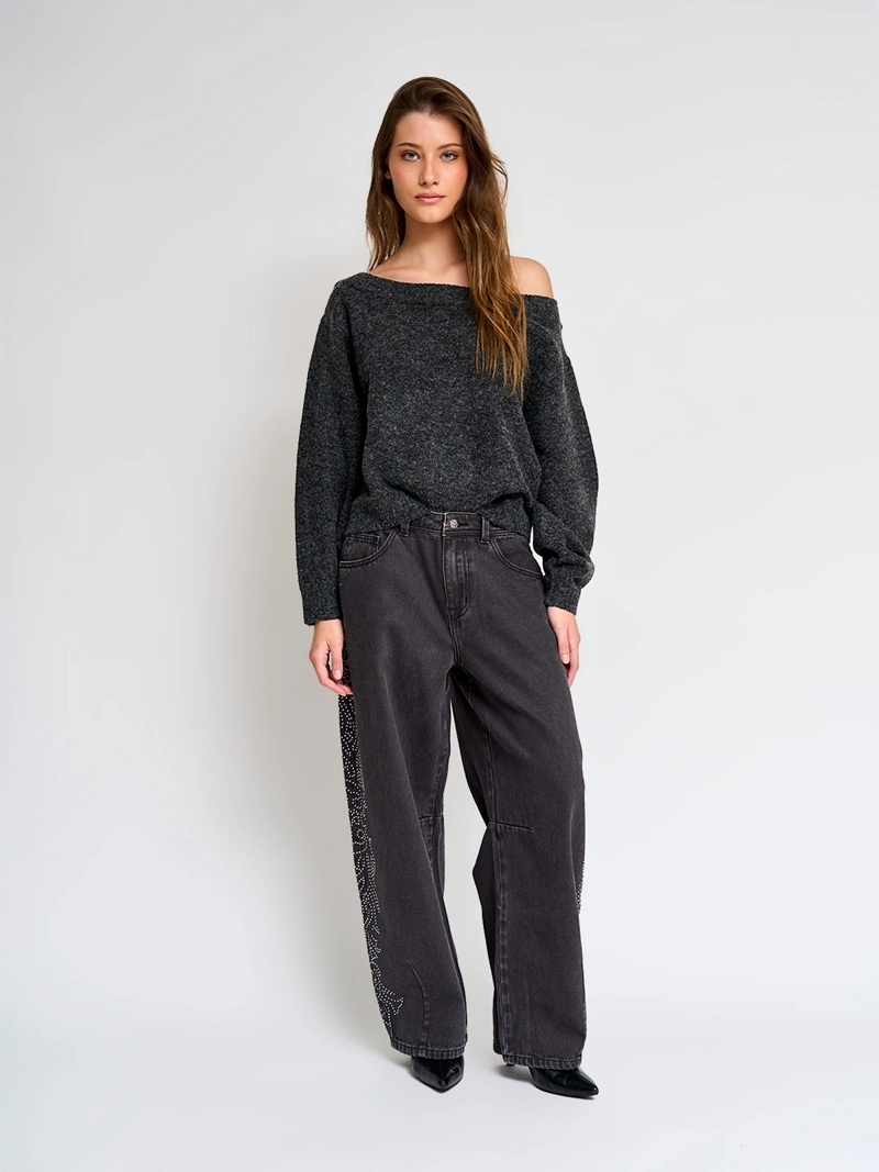 SWEATER MUJER INDEX MANGA LARGA - 4