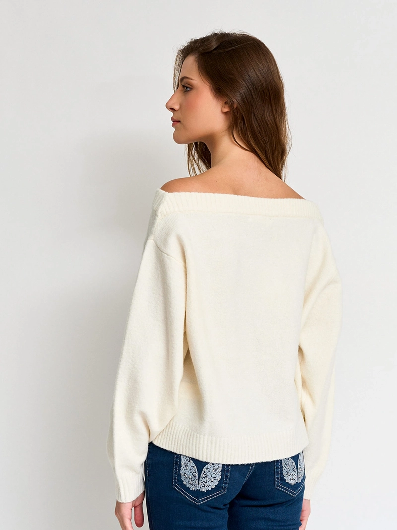 SWEATER MUJER INDEX MANGA LARGA - 2