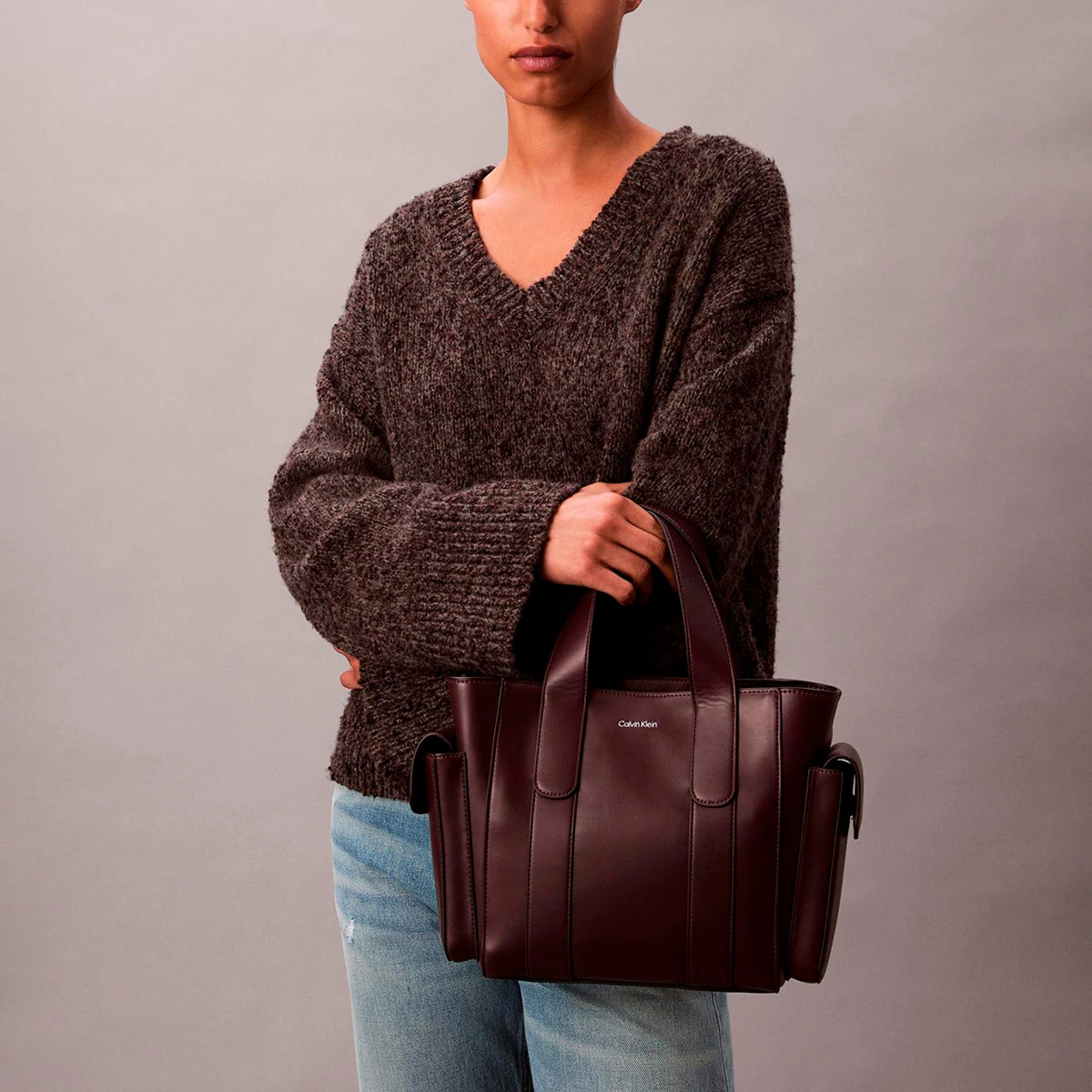 CARTERA CALVIN KLEIN 4F3290G601 CAFÉ - 2