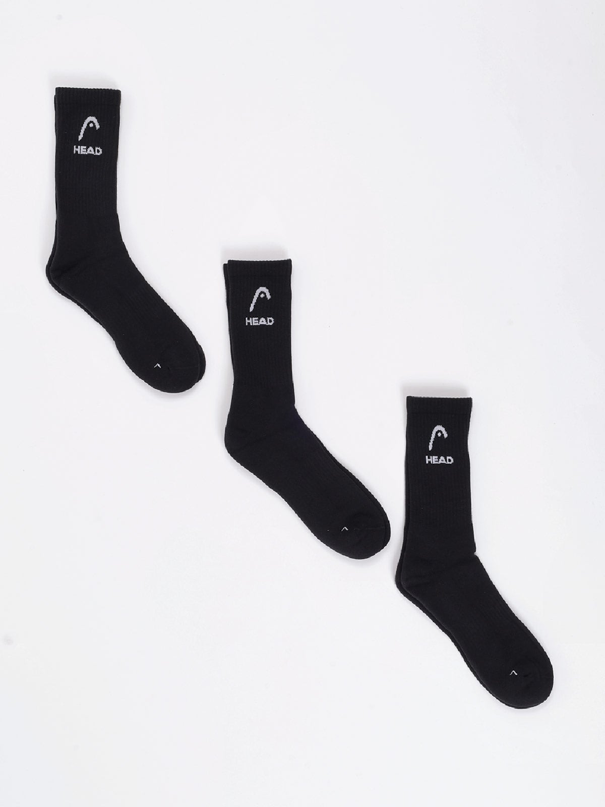CALCETINES UNISEX HEAD PACK X3 NEGRO - 1