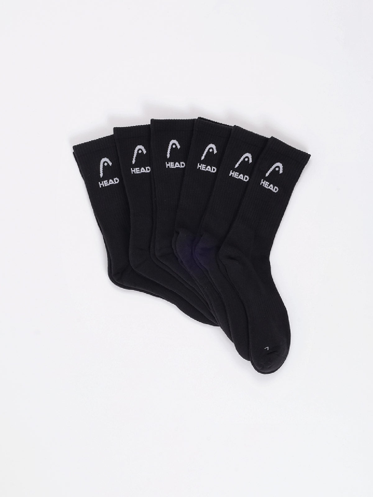 CALCETINES UNISEX HEAD PACK X6 NEGRO - 3