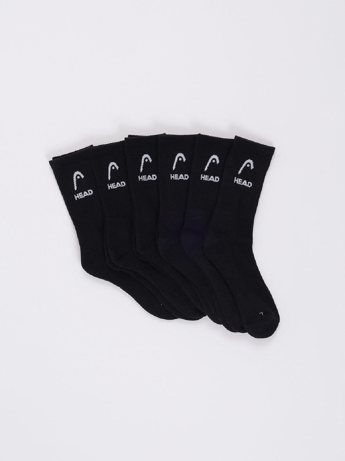 CALCETINES UNISEX HEAD PACK X6 NEGRO - 3