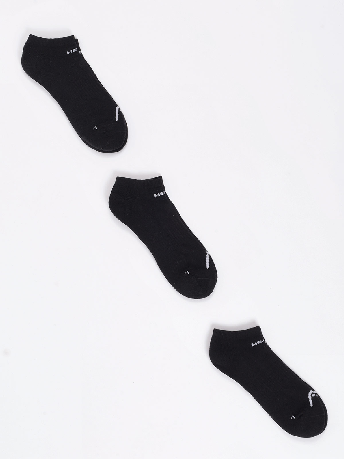 CALCETÍN UNISEX HEAD PACK X6 INVISIBLE NEGRO - 1