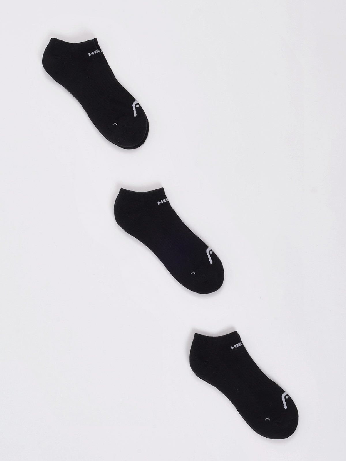 CALCETÍN UNISEX HEAD PACK X6 INVISIBLE NEGRO - 1