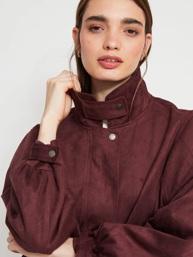 CHAQUETA MUJER BARBADOS BOMBER SUEDE - 3