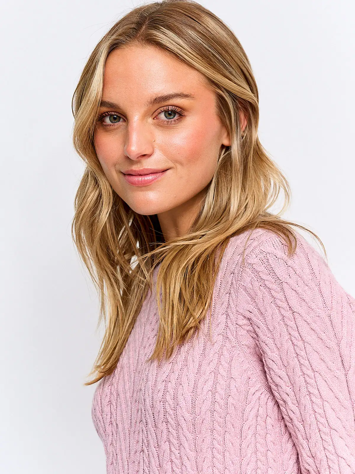 SWEATER MUJER INDEX MANGA LARGA TRENZAS - 3