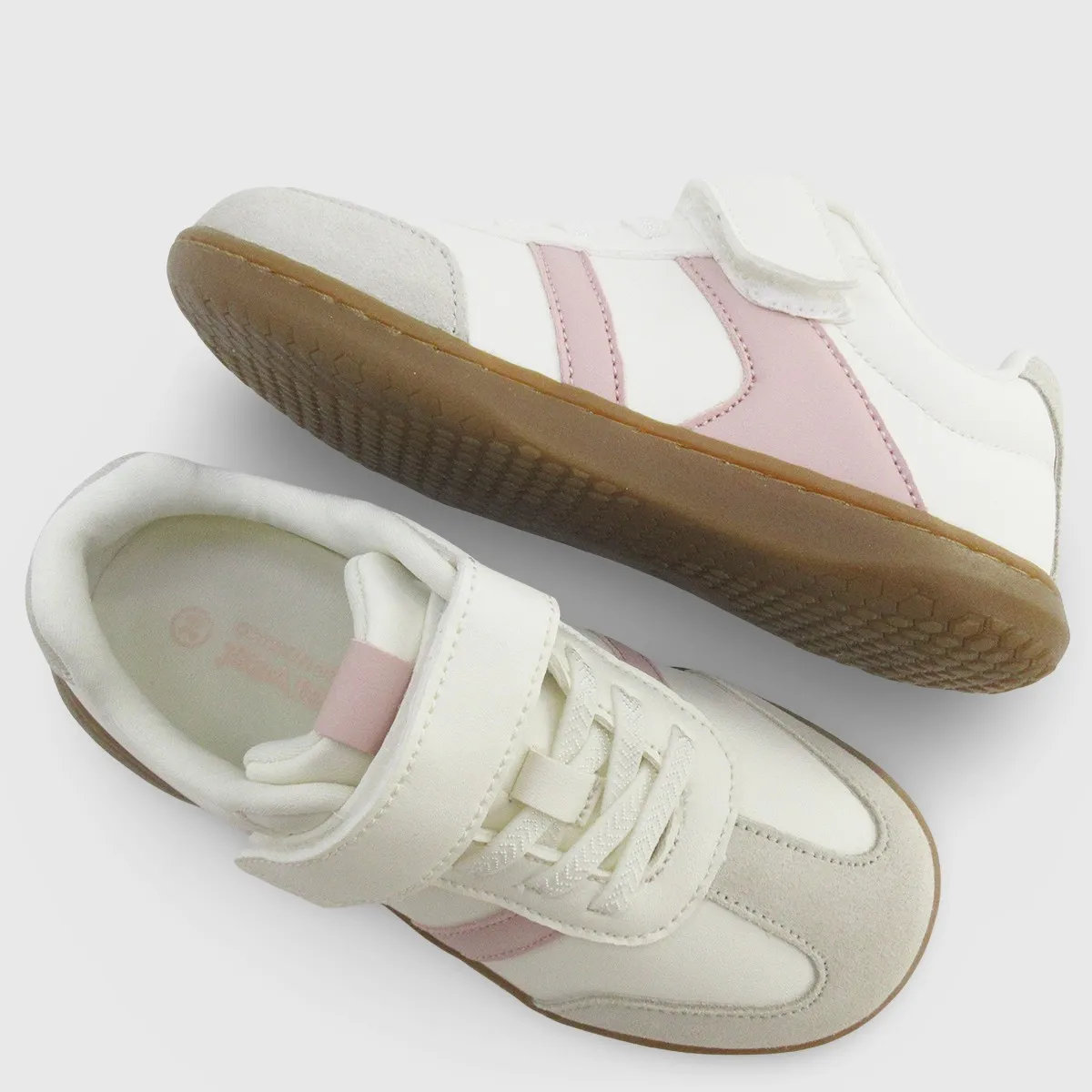 ZAPATILLAS ERGONÓMICAS NIÑO HARVEST BLANCO TEBARE CUERO - 3