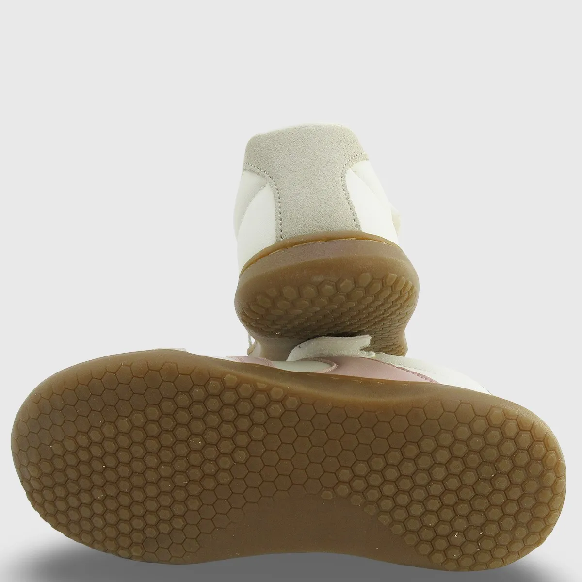 ZAPATILLAS ERGONÓMICAS NIÑO HARVEST BLANCO TEBARE CUERO - 4