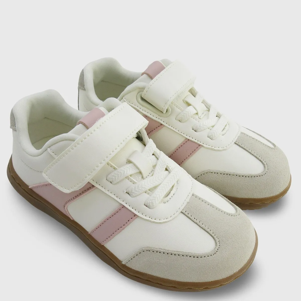 ZAPATILLAS ERGONÓMICAS NIÑO HARVEST BLANCO TEBARE CUERO - 2
