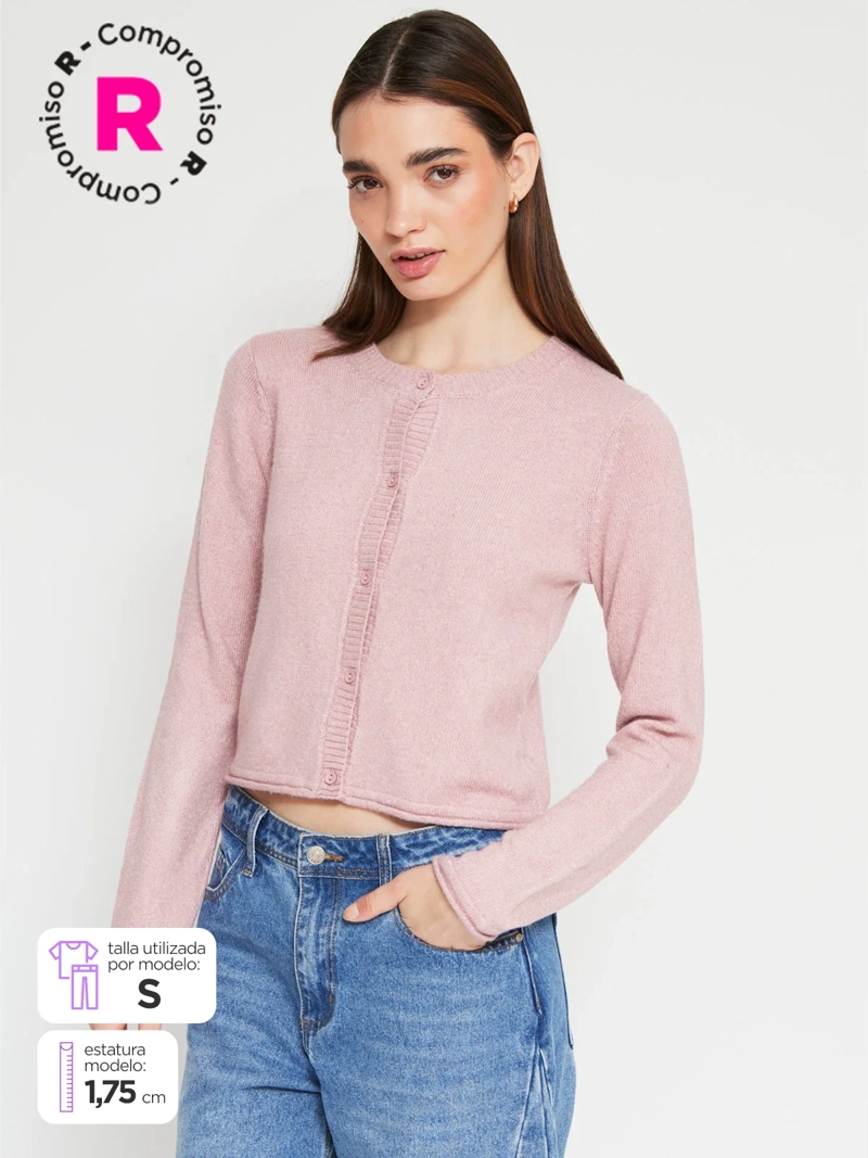 CARDIGAN MUJER INDEX BOTONES - 1
