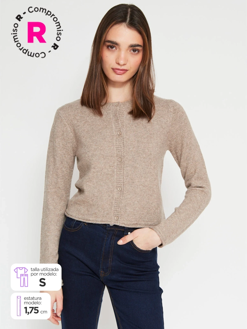 CARDIGAN MUJER INDEX BOTONES - 1