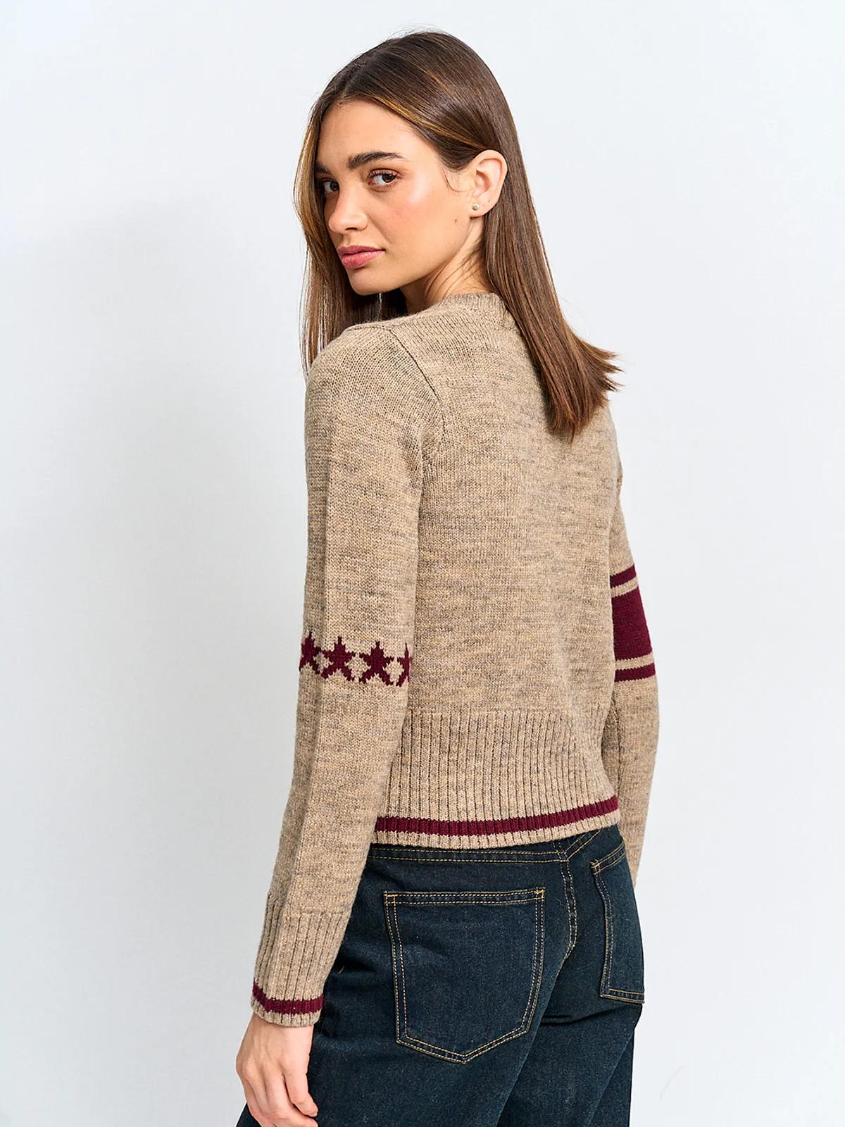 SWEATER MUJER INDEX MANGA LARGA NÚMERO - 2
