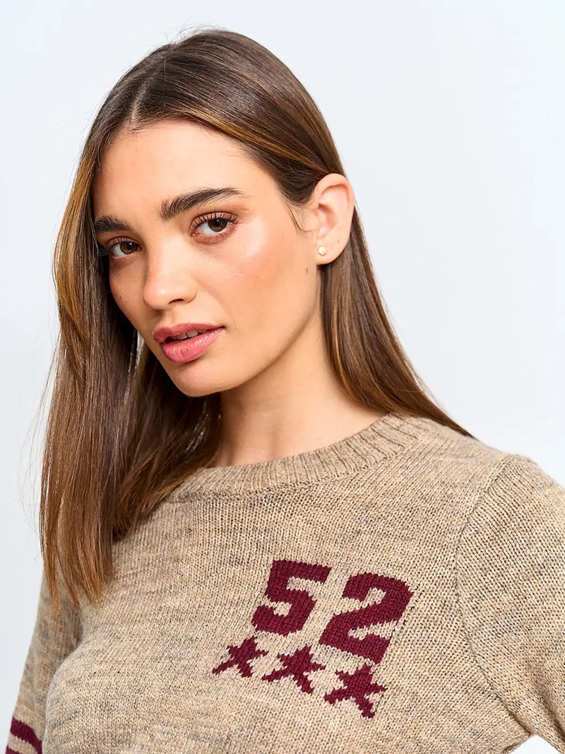 SWEATER MUJER INDEX MANGA LARGA NÚMERO - 3