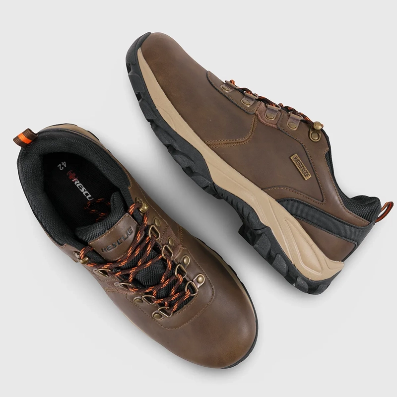 ZAPATILLAS HOMBRE RESCUE OUTDOOR ACONCAGUA CUERO - 3