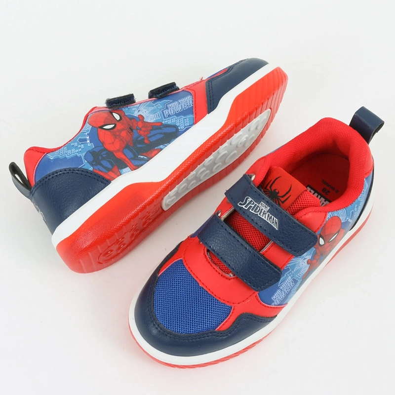 ZAPATILLAS NIÑO SPIDERMAN AZUL - 3