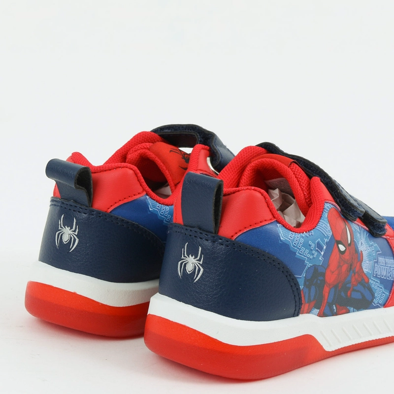 ZAPATILLAS NIÑO SPIDERMAN AZUL - 4