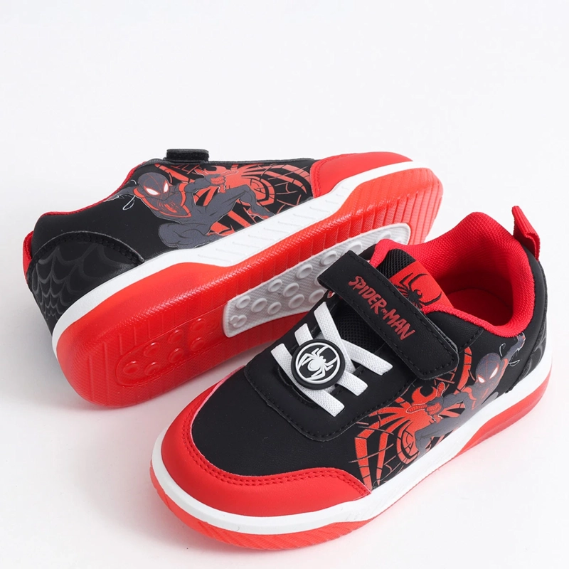 ZAPATILLAS NIÑO SPIDERMAN NEGRO - 3
