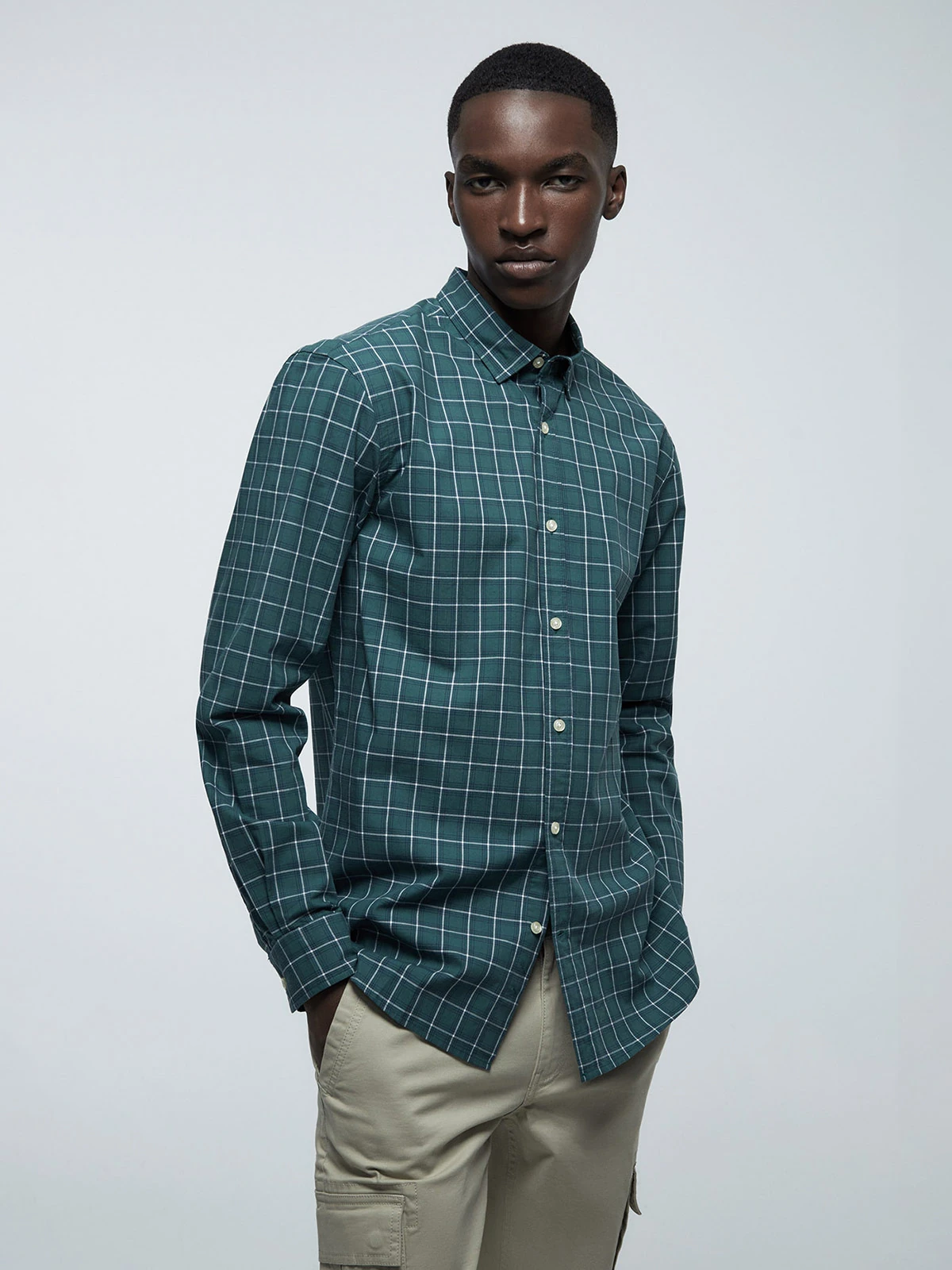 CAMISA MANGA LARGA HOMBRE SFERA - 1