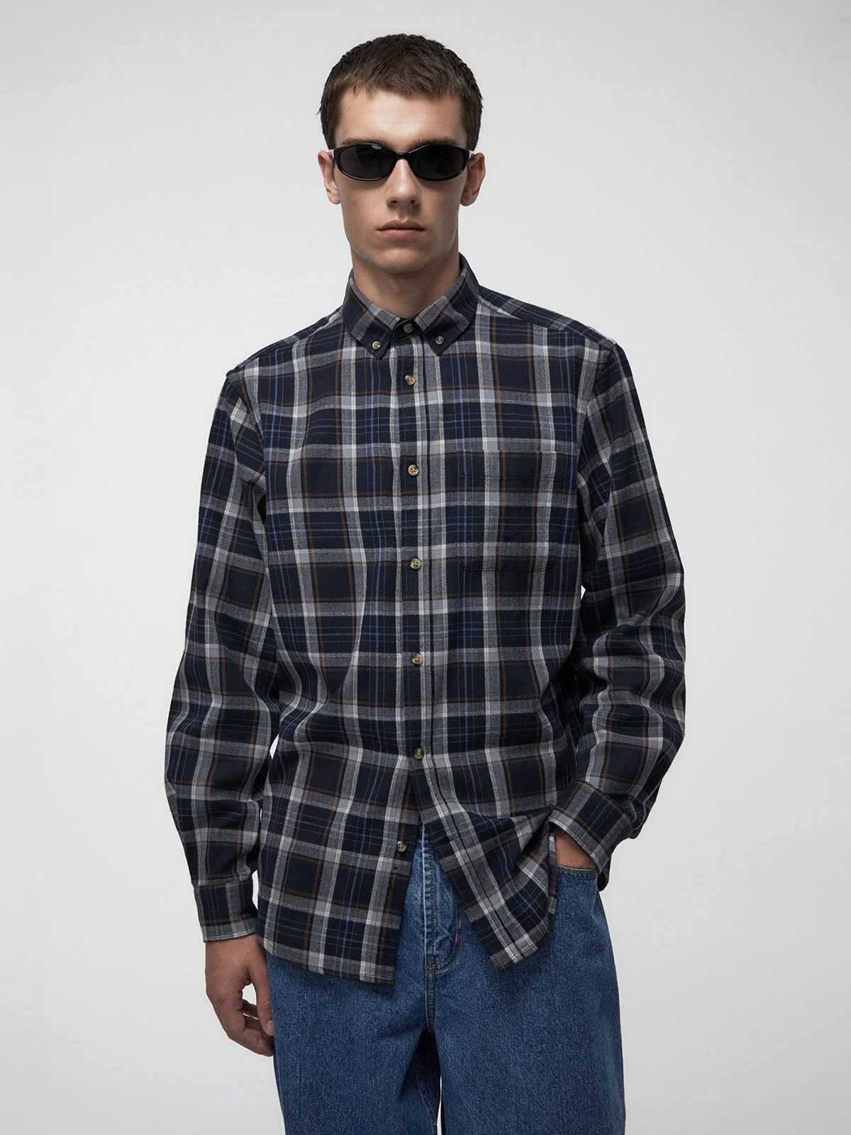 CAMISA MANGA LARGA HOMBRE SFERA - 1