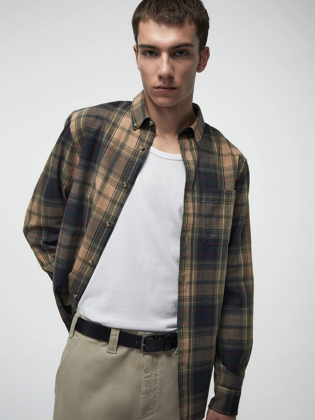 CAMISA MANGA LARGA HOMBRE SFERA - 1