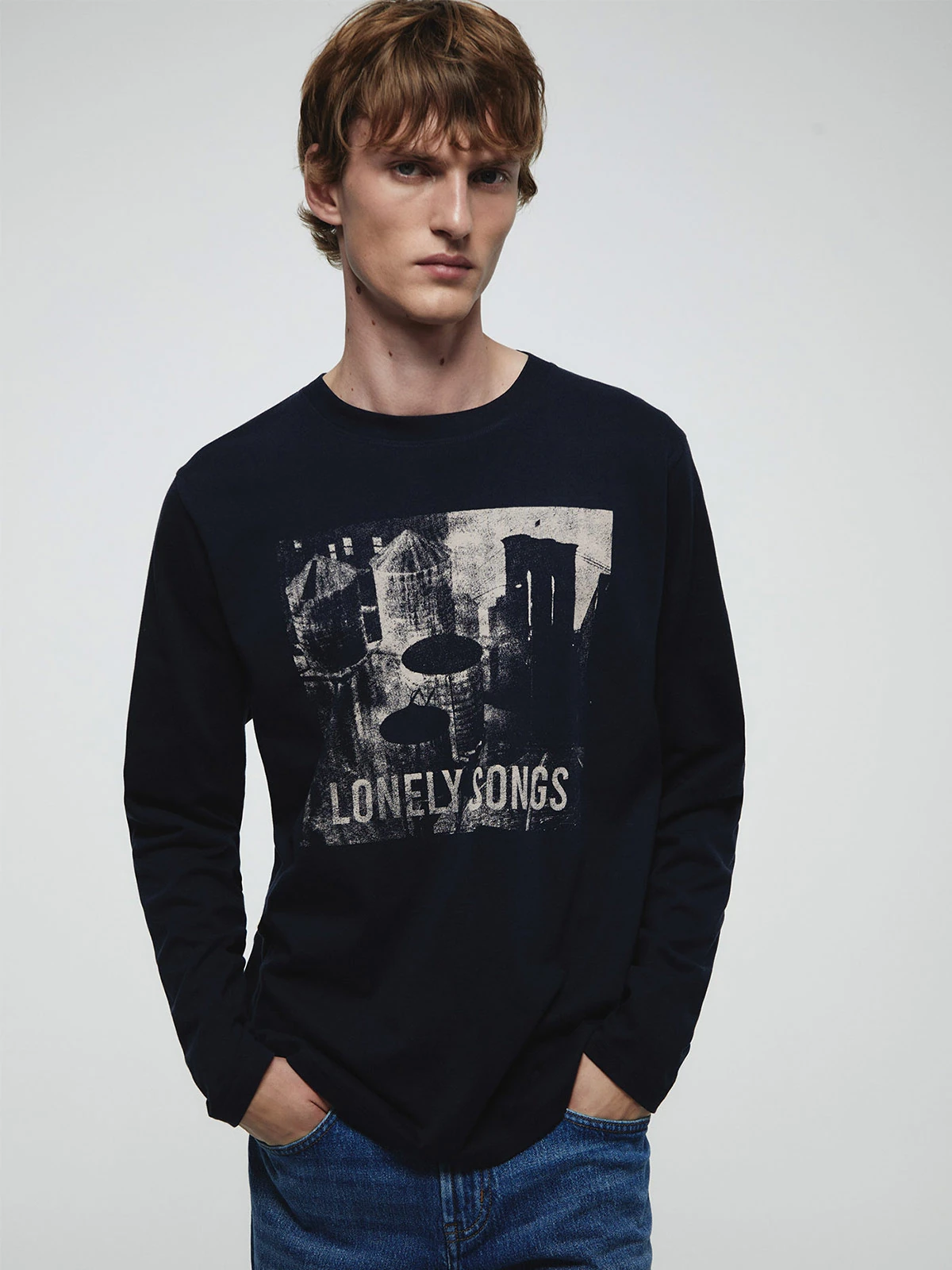 POLERA MANGA CORTA HOMBRE SFERA REGULAR - 1