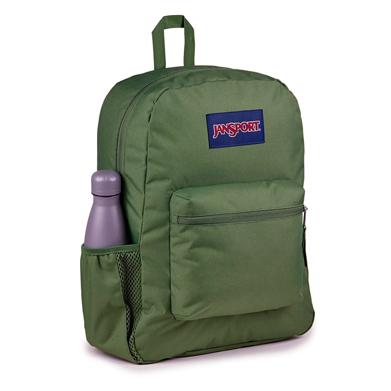 MOCHILA JANSPORT CROSS TOWN VERDE - 2