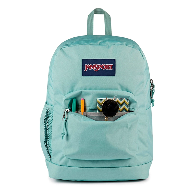MOCHILA JANSPORT CROSS TOWN PLUS CELESTE - 4