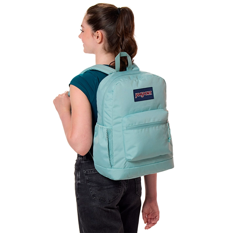 MOCHILA JANSPORT CROSS TOWN PLUS CELESTE - 5