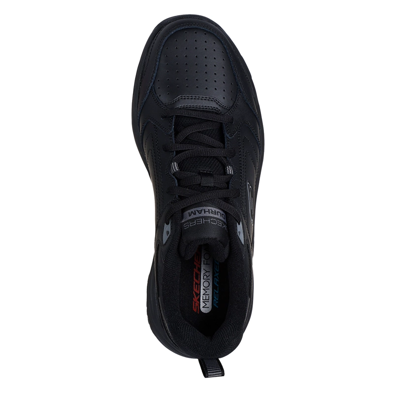 ZAPATILLAS HOMBRE SKECHERS ESCOLARES NEGRO DURHAM - 4